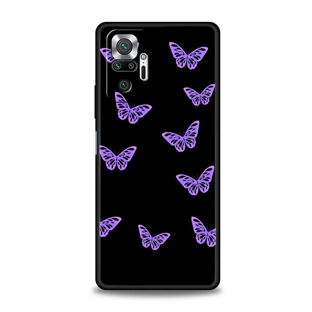 Infinity On Purple - Stylish Black Phone Case Cover