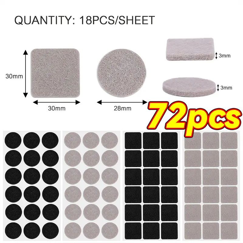 Self-Adhesive Felt Pads: Quiet, Anti-Slip Floor Protectors
