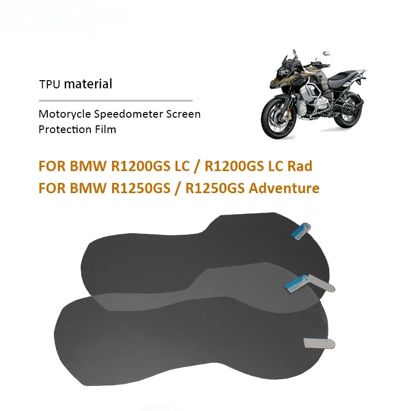 2PCS Motorrad Cluster Scratch Schutz Film scheinwerfer Schutz FÜR BMW R1200GS LC Rad R1250GS Abenteuer ADV R1200 R1250 GS