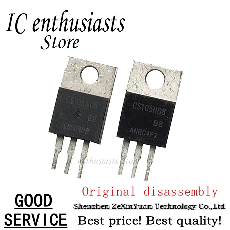 

10PCS 20PCS CS105N08 105N08 TO-220 Original disassembly