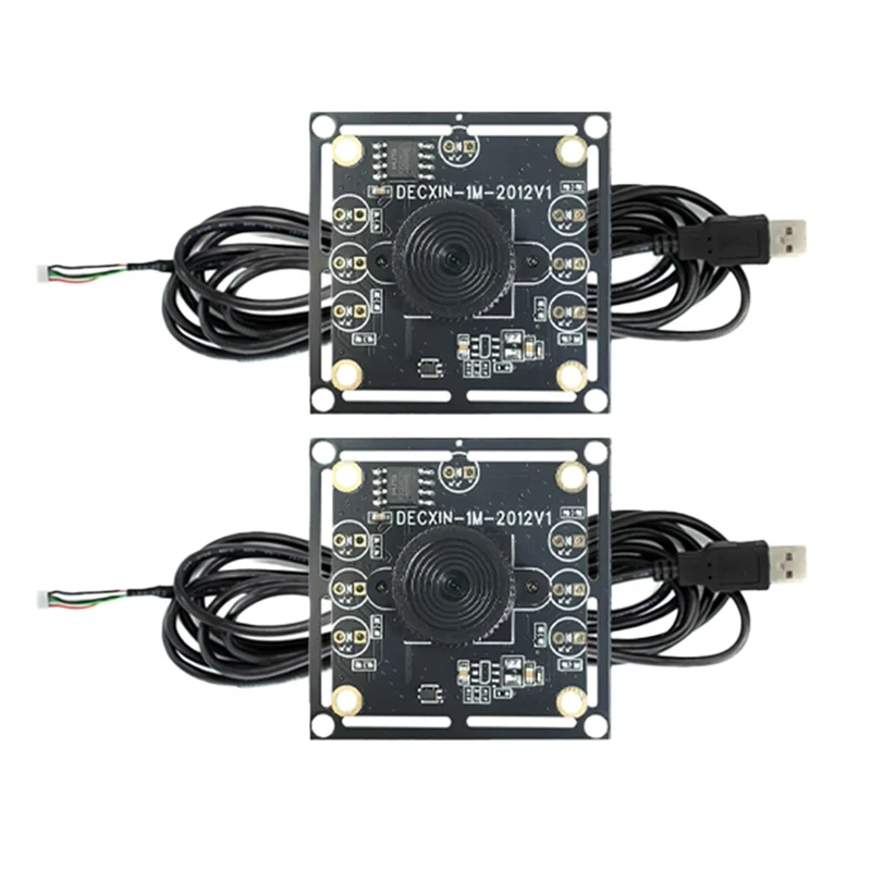 -BOFF 새로운 20Pcs 100도 카메라 모듈 1MP OV9732 1280X720 USB 무료 드라이버 수동 초점, Winxp/7/8/10 용 2 미터 케이블 포함