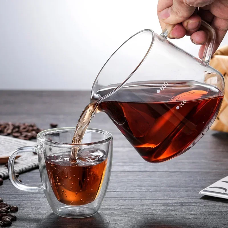 300 مل 600 مل إبريق قهوة بالتنقيط مصنوع يدويًا مقا...