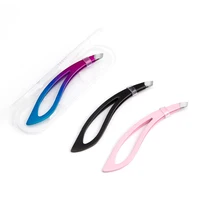 1pcs Lash Tweezers False Eyelash Extension Clip Pliers Eyebrow Tweezers For Hair Nail Art Soldering Lash Tongs Makeup Tool 2