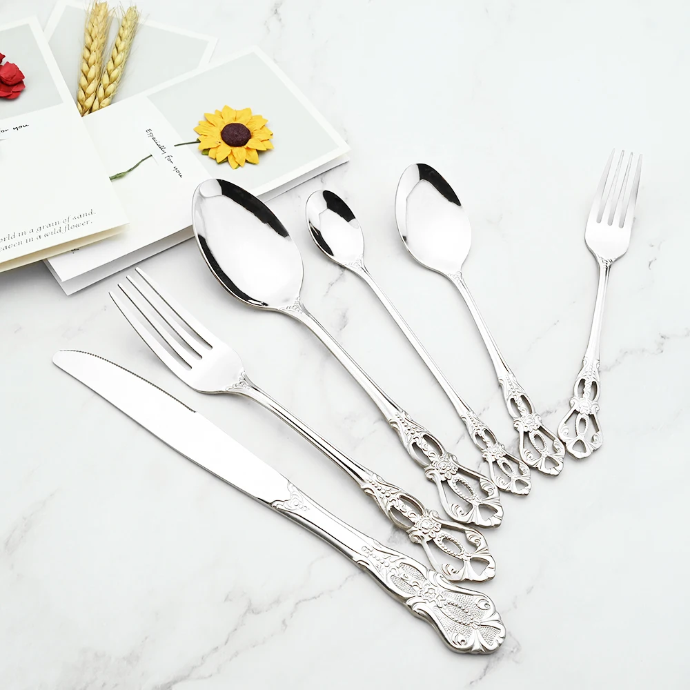 Drmfiy 4/20Pcs ı  ı ξ  ũ Ǭ Flatware  ı Ʈ η ƿ Į Ʈ