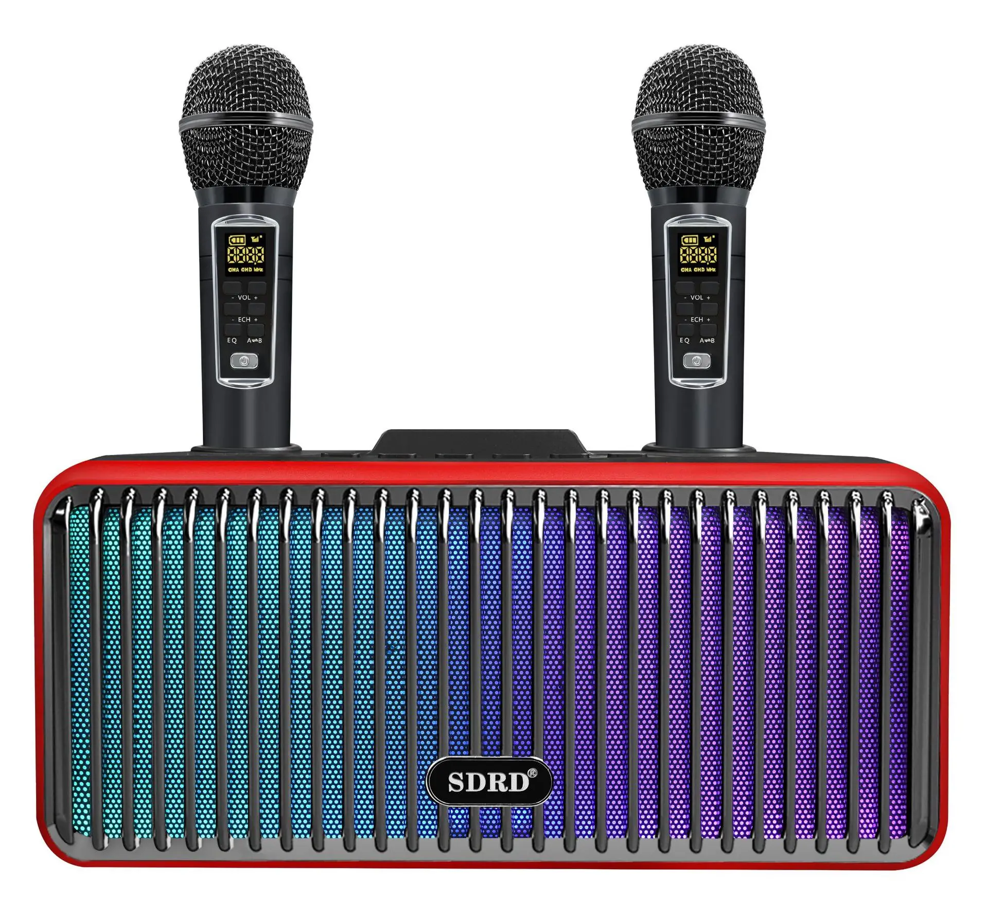 P2 Mini Machine Karaoké Sans Fil Avec Microphone Pour Enfants Adultes, Petit Haut-parleur Portable Support Carte TF Pour Cadeau De Fête à La Maison