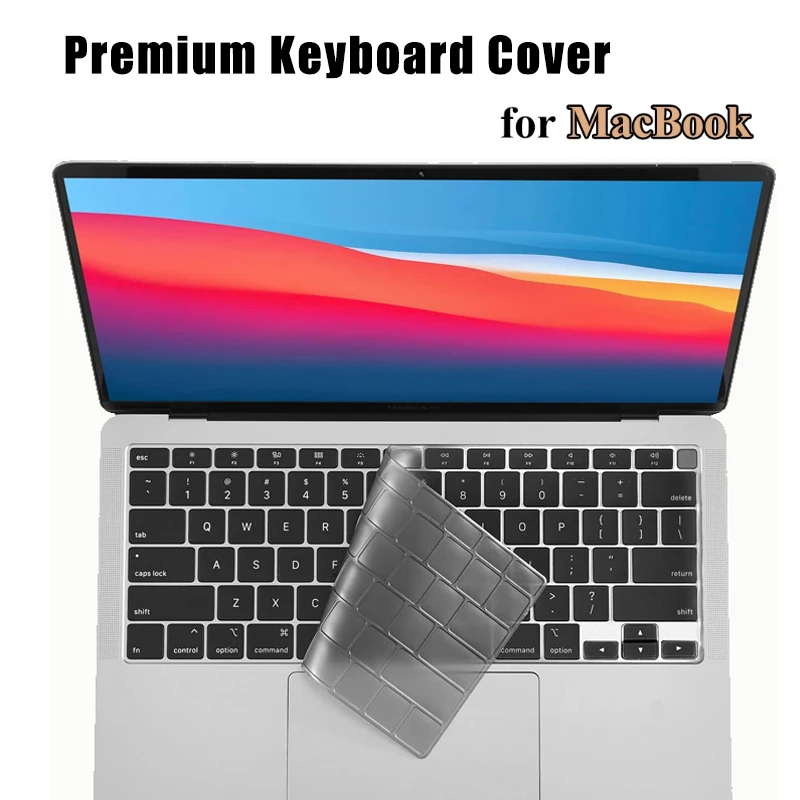 Cover Per Tastiera Premium Ultra Sottile Compatibile Per 2021 2020 Macbook Air 13 Pollici M1 A2337 A2179 Con Display Retina E Touch Id