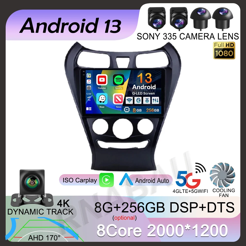 

Автомагнитола Carplay, 8 ядер, Android 13, GPS, для Hyundai Eon 2012-2019, мультимедийный видеоплеер, навигация, 2 Din, стерео, Wi-Fi + 4G