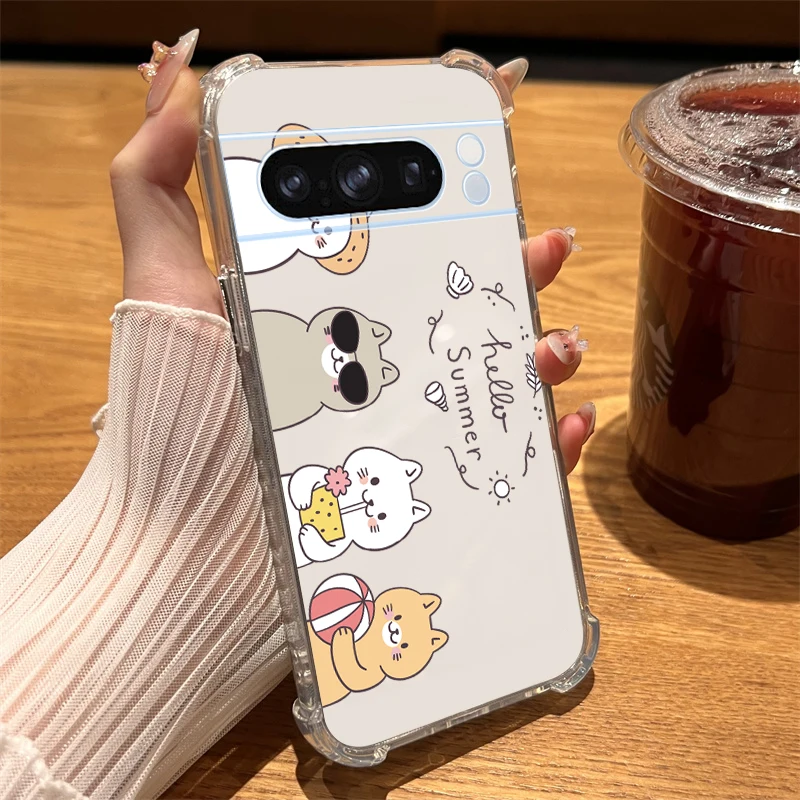 Funny Cat Transparent Phone Case - Enhanced Protection and Style