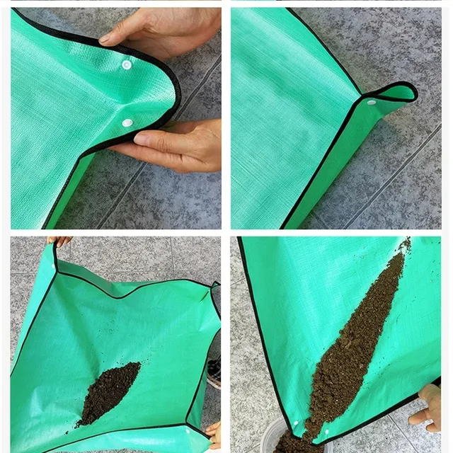 1pcs Planting Mat 50cm-100cm Gardening Potting Pad Foldable Garden Plant Flower Pot Transplanting Waterproof Mats 2