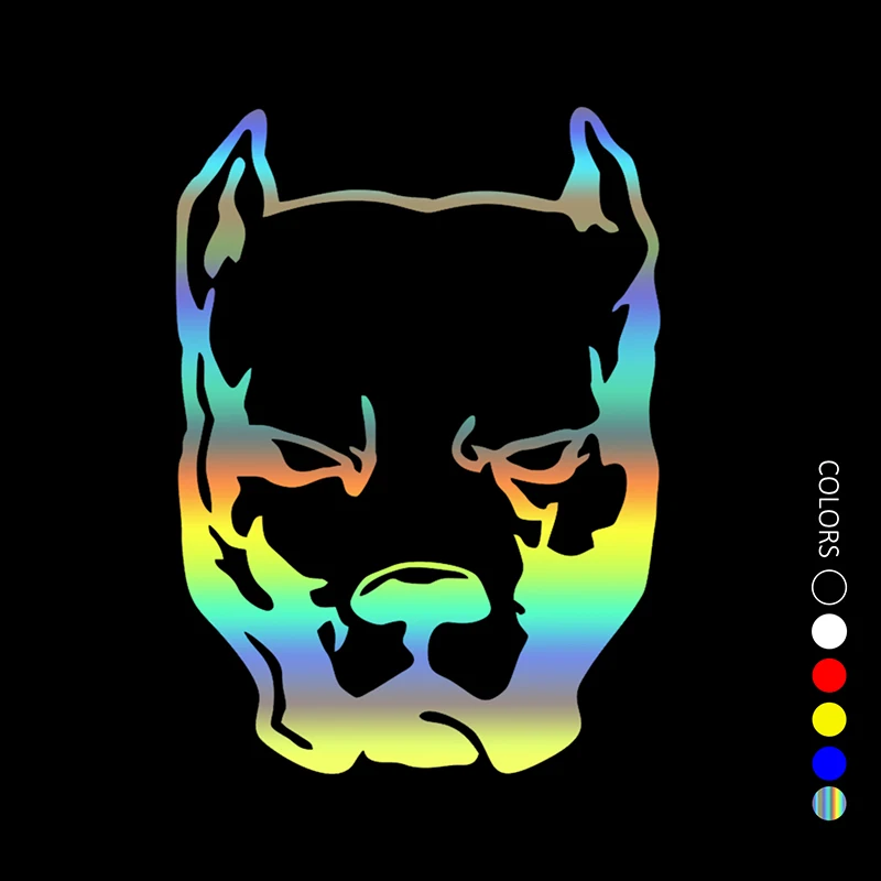 

Высекающая виниловая наклейка Pitbull, автомобильная наклейка, водонепроницаемые автомобильные декорации на кузове автомобиля, бампер, заднее окно