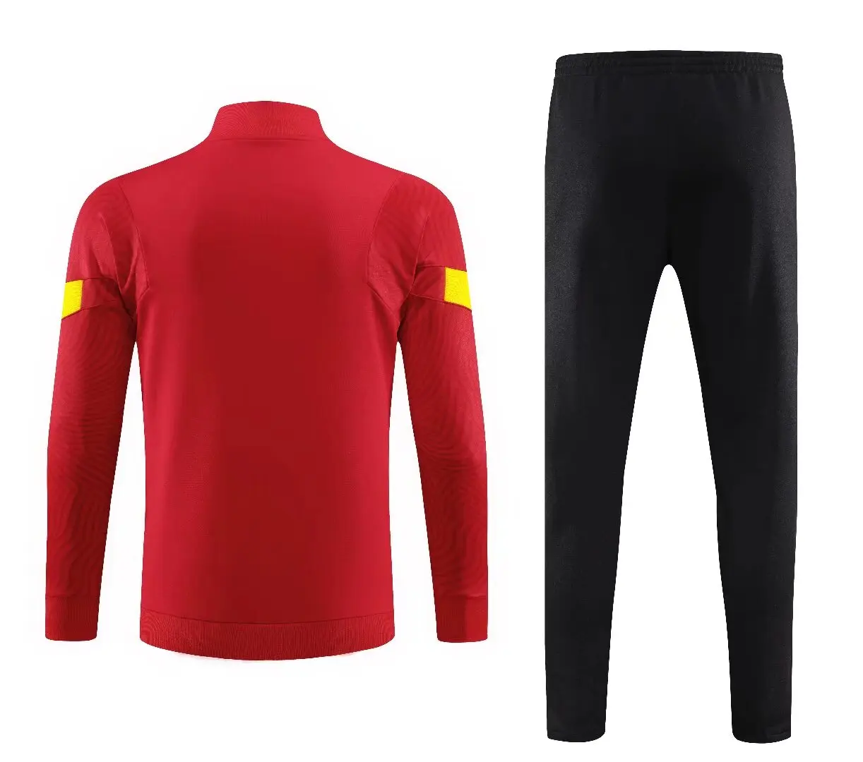 new Men tennis sports set072 Fans shirt soccer Half Zipper Jacket Training wear games Jerseys Kit Tops and trousers