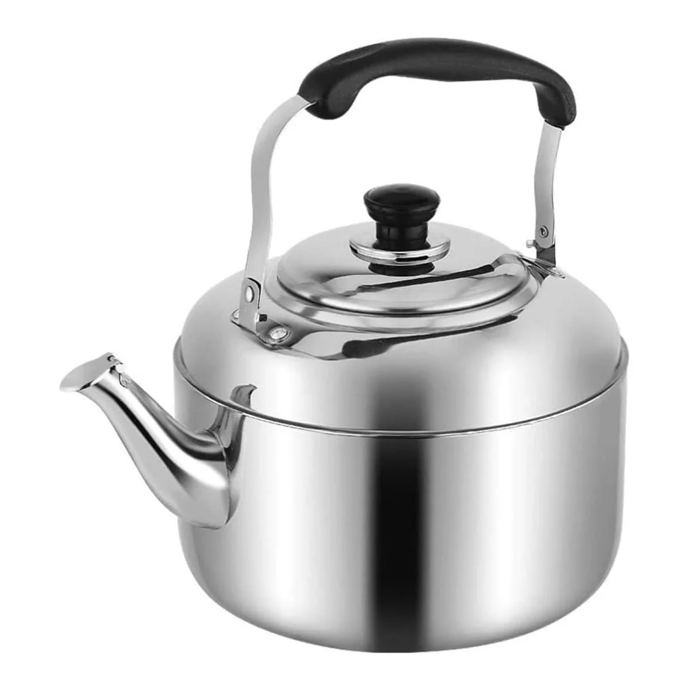

Gas Stoves Stainless Steel Whistle Pot Make Tea Electric Coffee Metal Water Kettle Teakettles