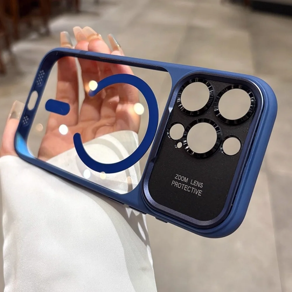 ตัวเลือกสินค้า เคสกันกระแทกใสแม่เหล็ก Magsafe สำหรับ iPhone Pro Max