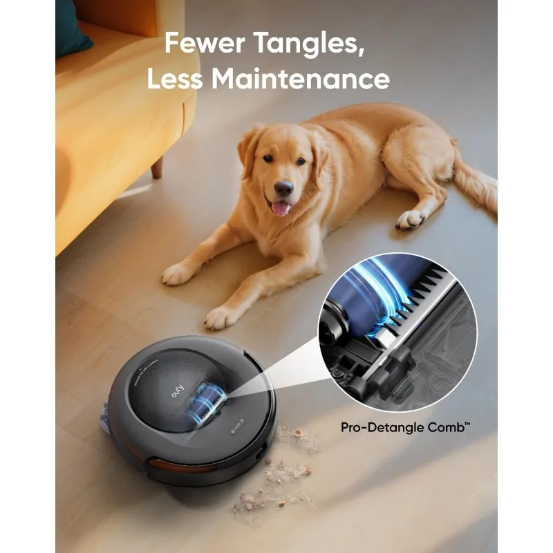 eufy Robot Vacuum Omni C20 with All-in-One Station, Auto Emptying, Mop Washing and Drying for Hands-Free Cleaning
