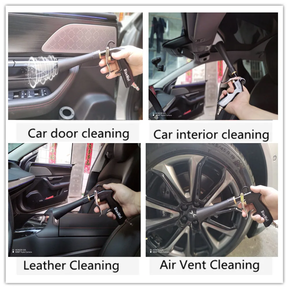 K107Portable High Quality Stainless Bearring Tube Dry Wash Tornador Blowing Gun Tornado Gun 6