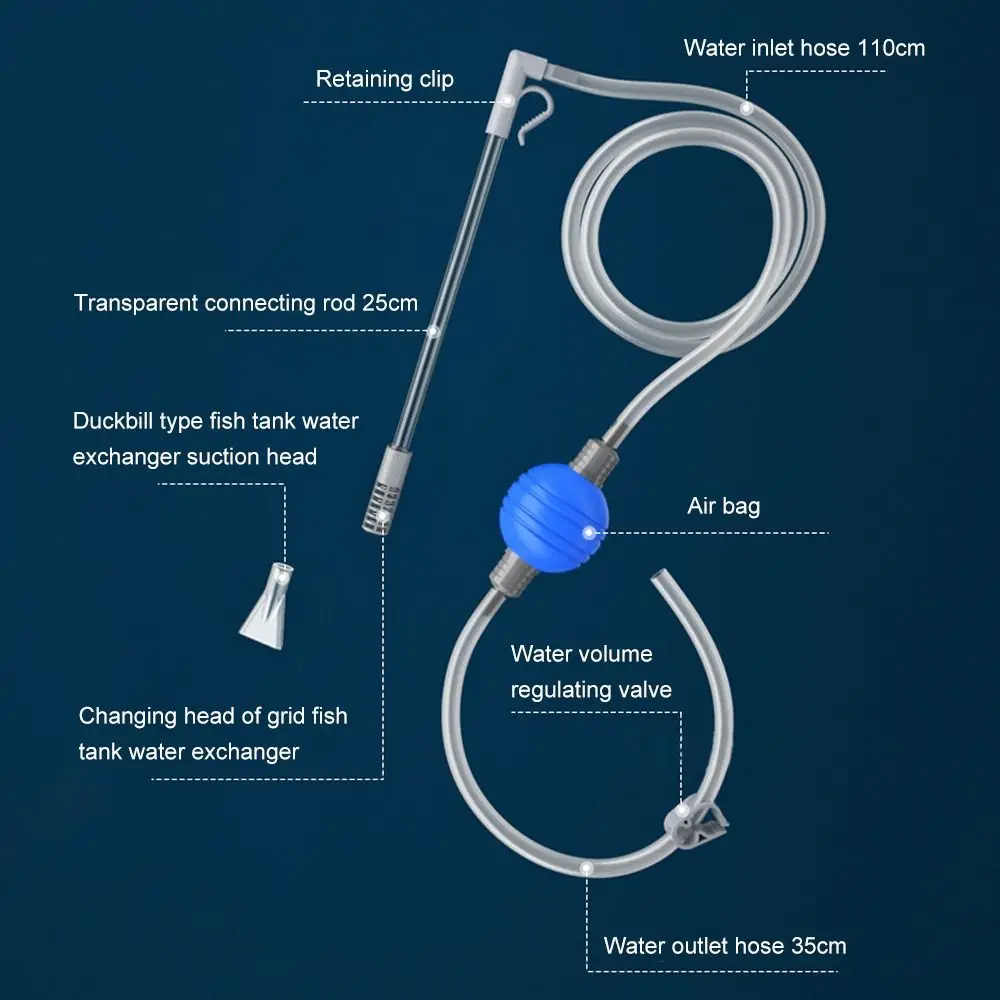 aquarium siphon vacuum Fish Tank Water Changer Aquarium Gravel Cleaner Syphon Vacuum Water Changer Pump Siphon Hose
