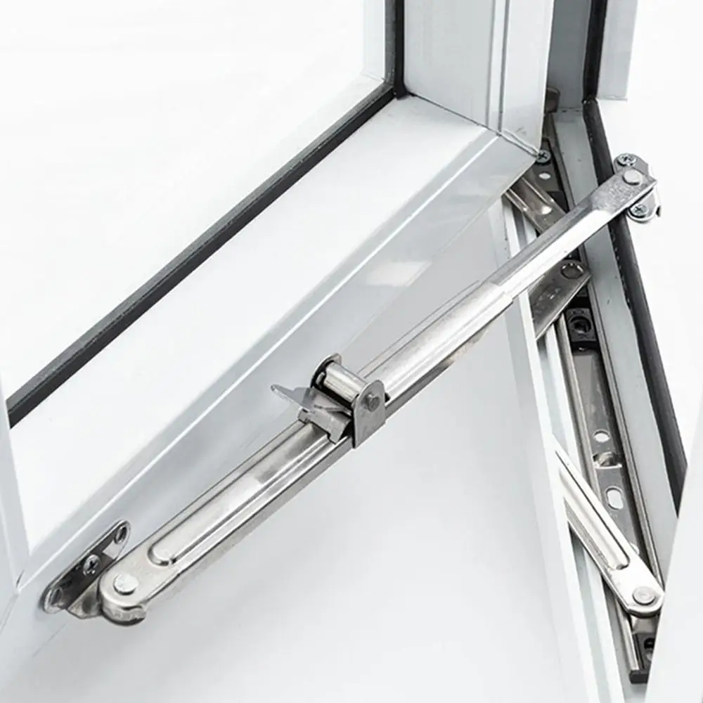 Restrictor Sliding Wind Brace Telescopic Window Support Stainless Steel Limiter Angle Controller Stopper Heavy Duty Gusset Fixed