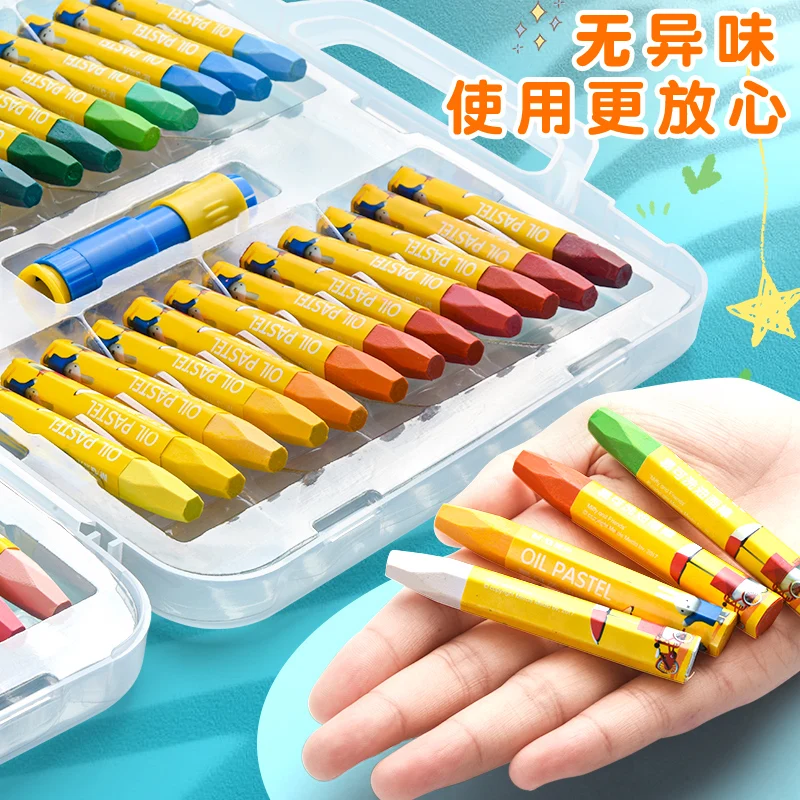 M&G Oil Paint Stick Set 12/24/36/48 Vibrant Colors Creamy Texture Bullet for Artists, Painting, Drawing, Beginners