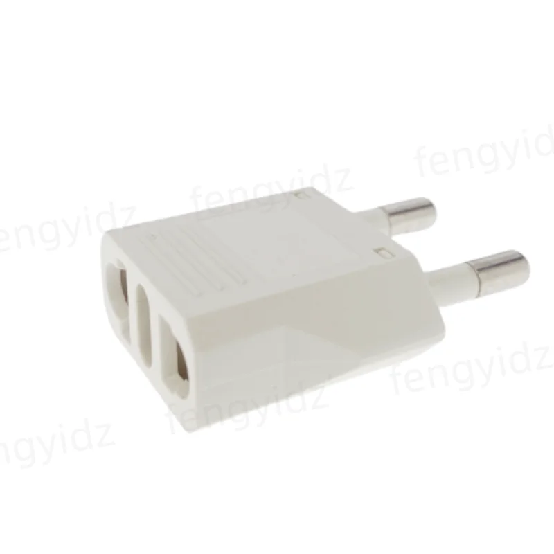 1pcs EU Electrical Sockets electrical socket Black/White 4.0/4.8mm US To EU BR Brazil Plug Converter plug adapter American Travel Power Adapter Plug Socket