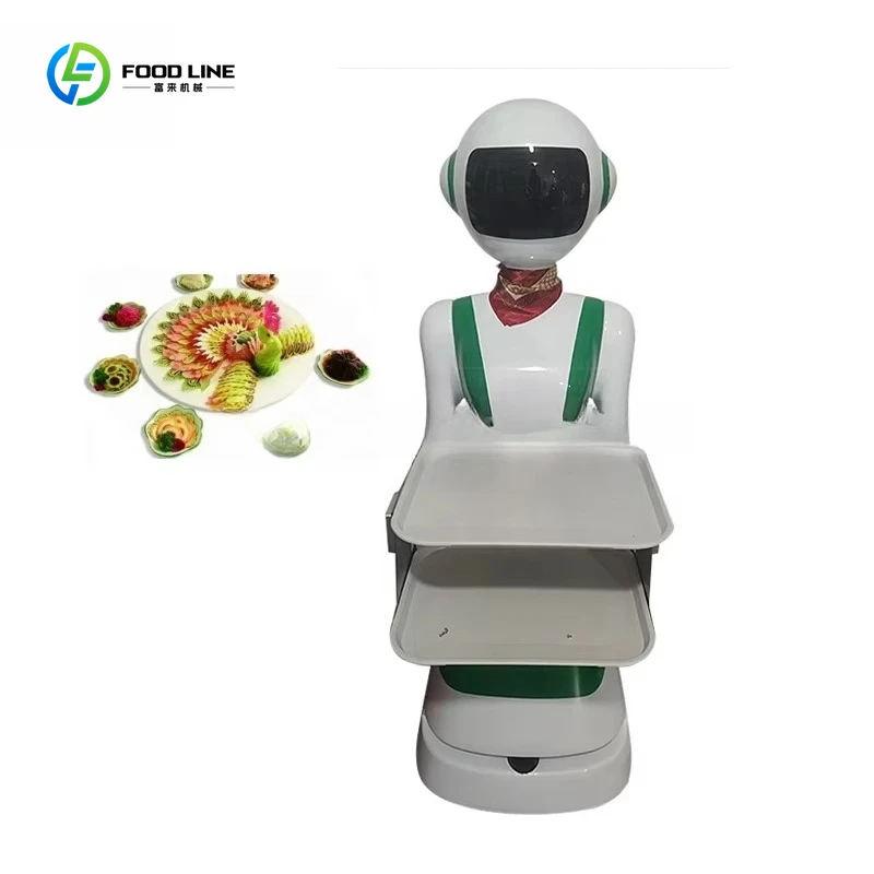Robot da ristorante più venduto, servizio cameriere, robot commerciale per la consegna di cibo per carichi pesanti, per grandi vantaggi di sala da pranzo - immagine 2