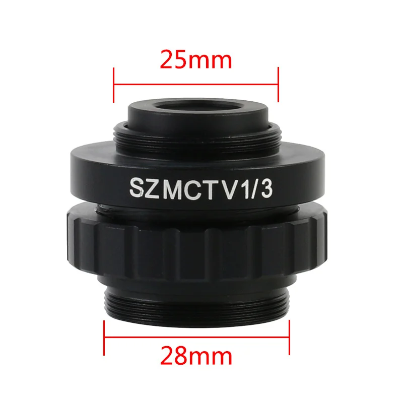 SZMCTV 1/3X Adapter For Simul Focal Trinocular Stereo Microscope HDMI VGA USB Video Camera 0.35X C mount Lens Adapter microscope adapter