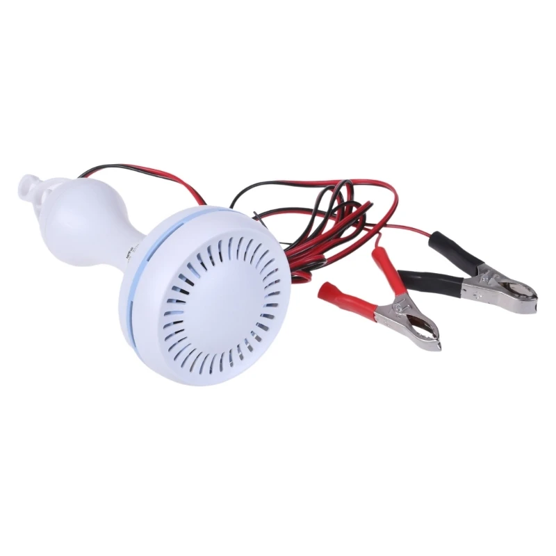 휴대용 자동차 팬 12V 8W 플라스틱 6 잎 미니 천장 팬 매달려 팬 20 인치 텐트 팬 사무실 침실 야외 QXNF