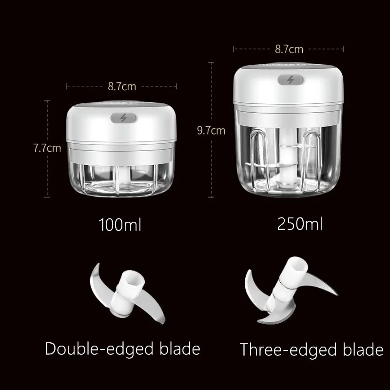 Buy Wholesale China Mini Garlic Chopper 100ml/250ml Wireless