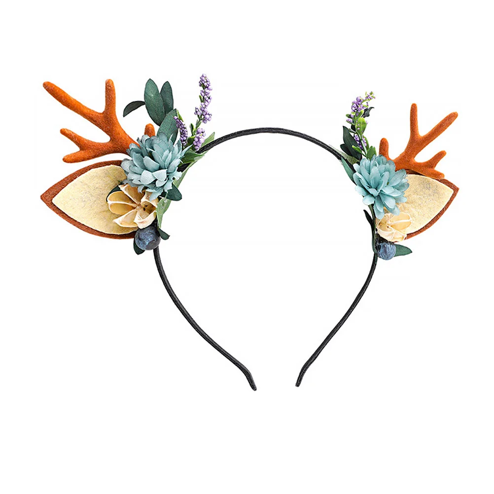 

Аксессуары для волос на Рождество повязка на рога; Повязка на голову для девочек; Повязка на голову с оленями; Пластиковые рождественские аксессуары