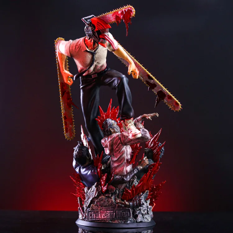 

Chainsaw Man Figure Denji Power Pochita 33cm Kawaii Model Collection Doll Toys Original Anime Action Figurine Kid Toys for Boy