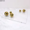 Transparent Acrylic Decorative Storage Tray Jewelry Earrings Organizer Trays Dresser Table Desktop Cosmetics Organizer Container 5