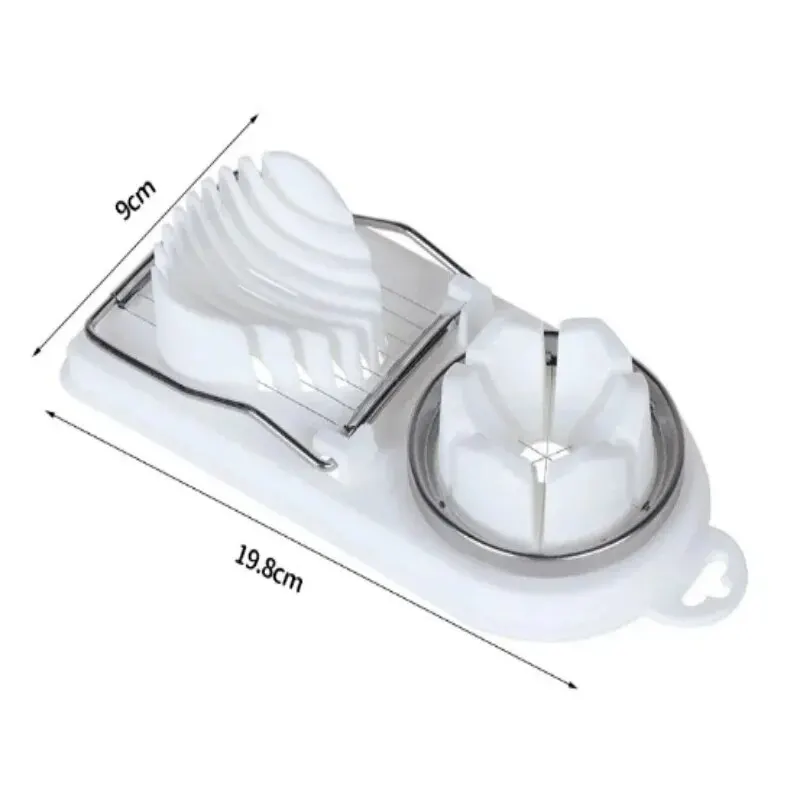 Multifunctional Egg Slicers Stainless Steel Slicer Fancy Splitter Egg Cutting Tool Home Two In One Cutter Kitchen Gadgets egg cutter egg slicer
