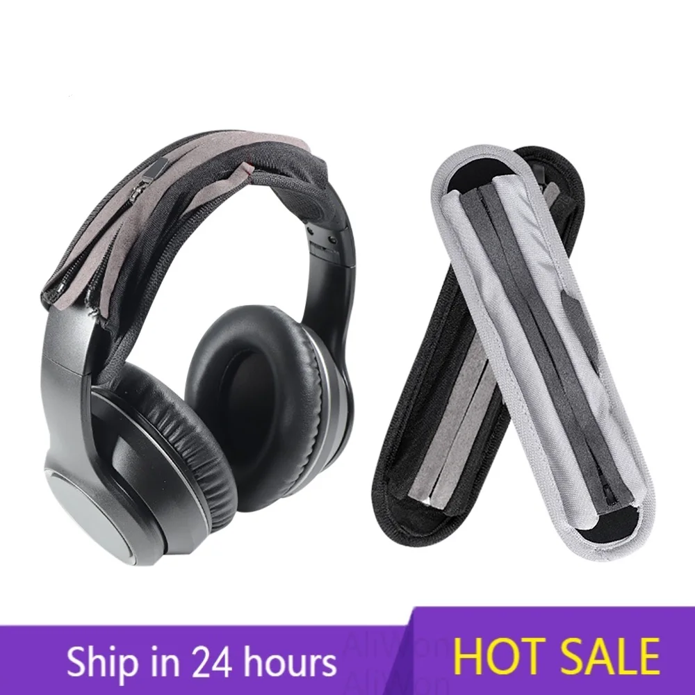 

Universal fully enclosed headphone head with cover zipper pad protection pad Ear Pad Cushion Headphone Pad Ear Pads Head beam
