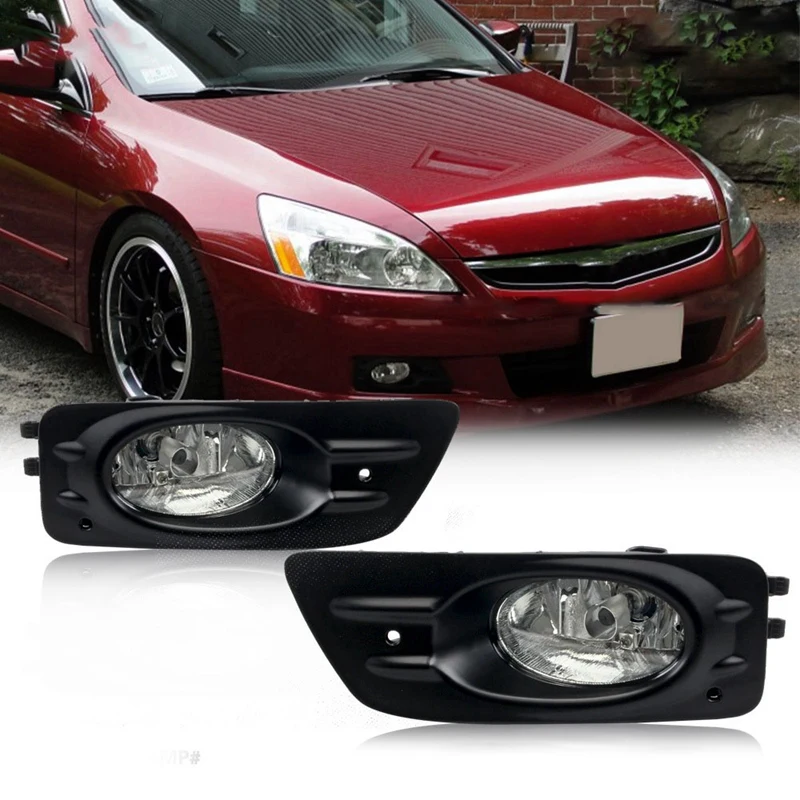 

Driving Fog Lights Lamps With H11 12V 55W Halogen Bulbs & Switch And Wiring Kit For Honda Accord Sedan 4 Door 2006 2007