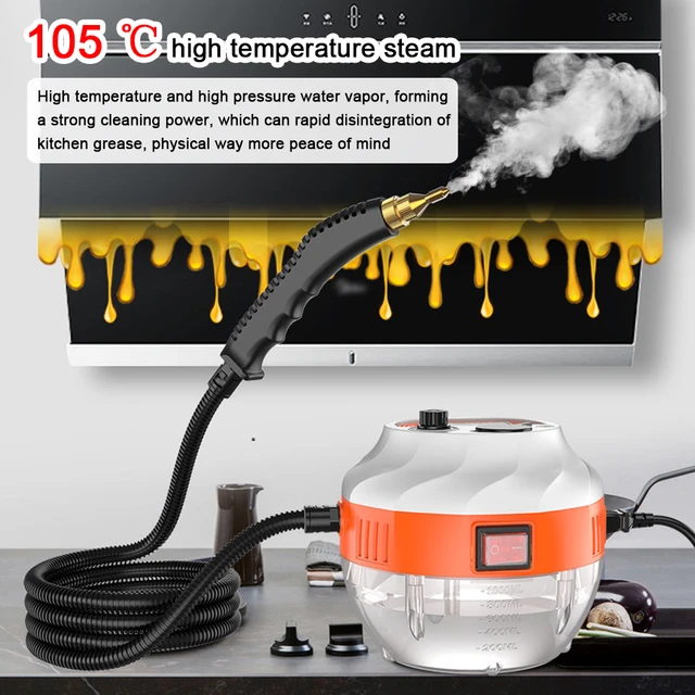 Pulitore a vapore elettrico 105 gradi multiuso 1050W 400ml : :  Casa e cucina