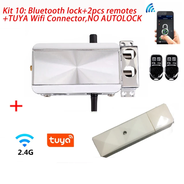 Image showcasing Smart Home Bluetooth Lock Remote Control Phone APP Invisible Hidden ...