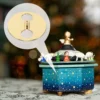 2pcs Music Box Winder Bases Winder Circular Disk Music Box Key Bases Replacement Music Box Parts 2