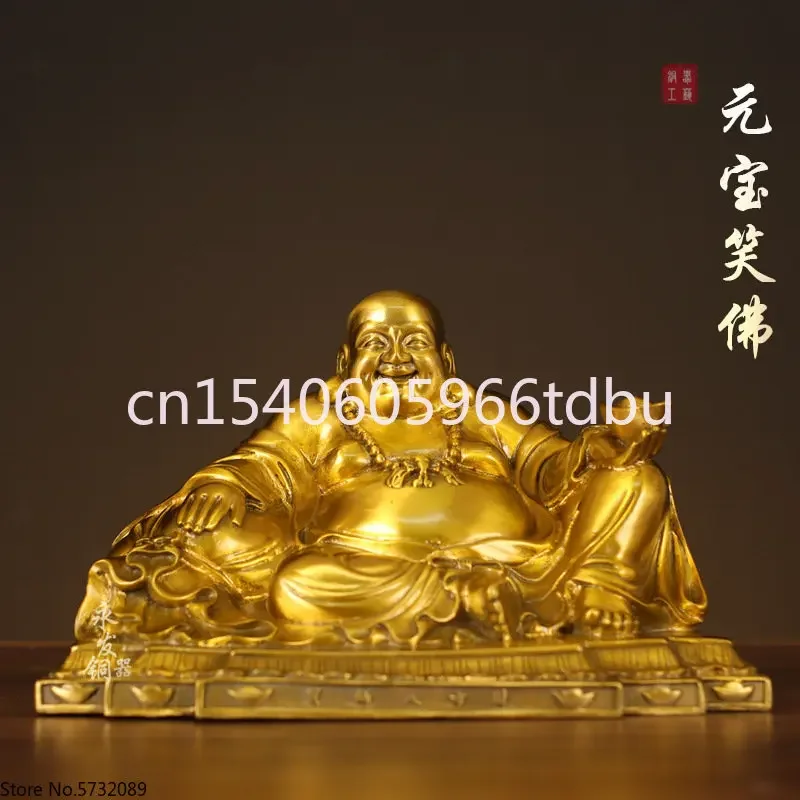 Big Belly Buddha Store, Offering Opening Gifts All Copper Maitreya Buddha Ornaments, Yuanbao Laughing Buddha,