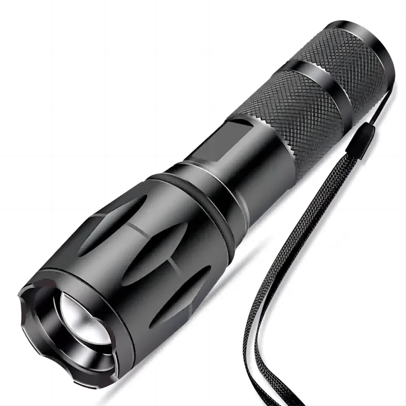 New Strong Light Flashlight Outdoor Focusing A100 Remote USB Charging Home Portable Mini Waterproof Flashlight