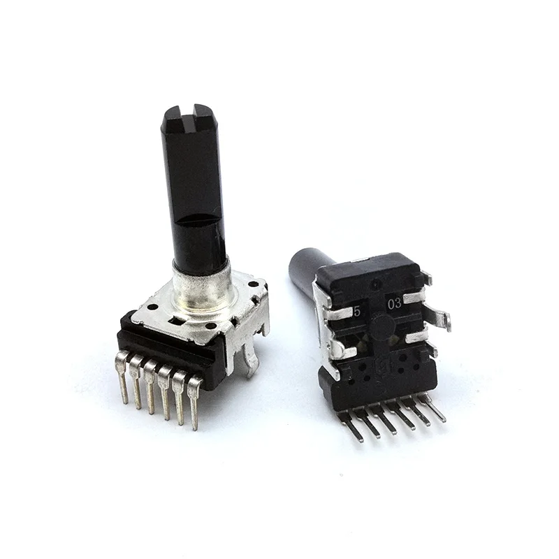 RA11 potentiometer with Midpoint 6 pin W503 W50K half shaft 23mm PioneerDJ Audio Amplifier Mixing Console Mixer 2 pcs