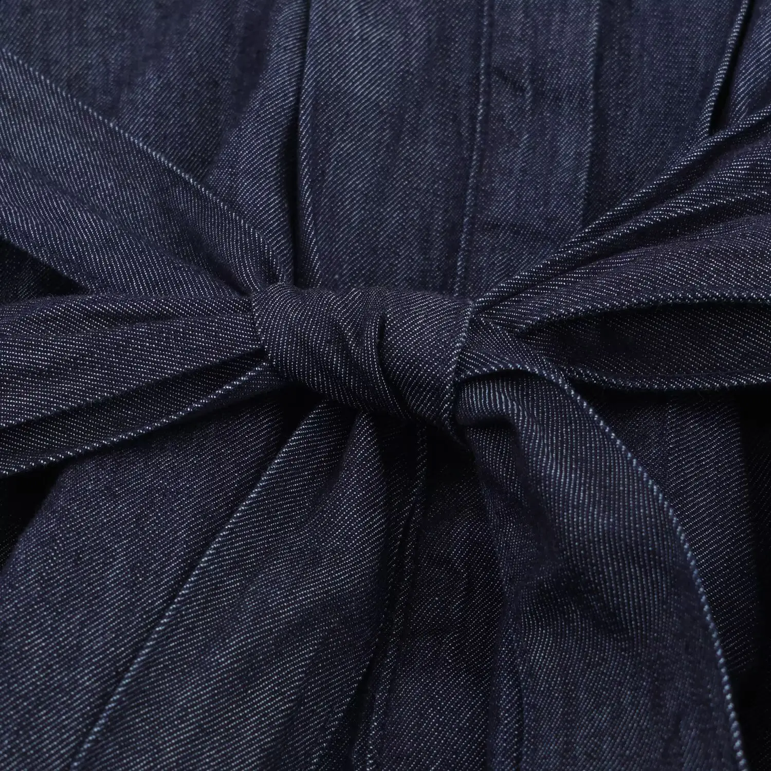 Women's Denim Dress Solid Long Sleeve Shirt Dress Female A-Pendulum Dress With Belt Decoration Casual Fashion Four Seasons Dress