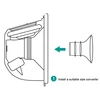 15/17/19/21mm Breast Pump Funnel Inserts Plug-in Different Caliber Size Converter Small Nipple Horn Adapter 6