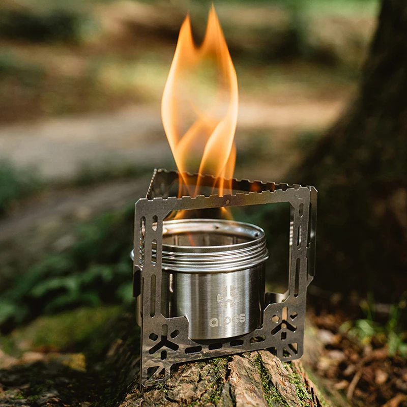ALOCS CS-B14 Outdoor Alcohol Stove Spirit Burner Stainless Steel