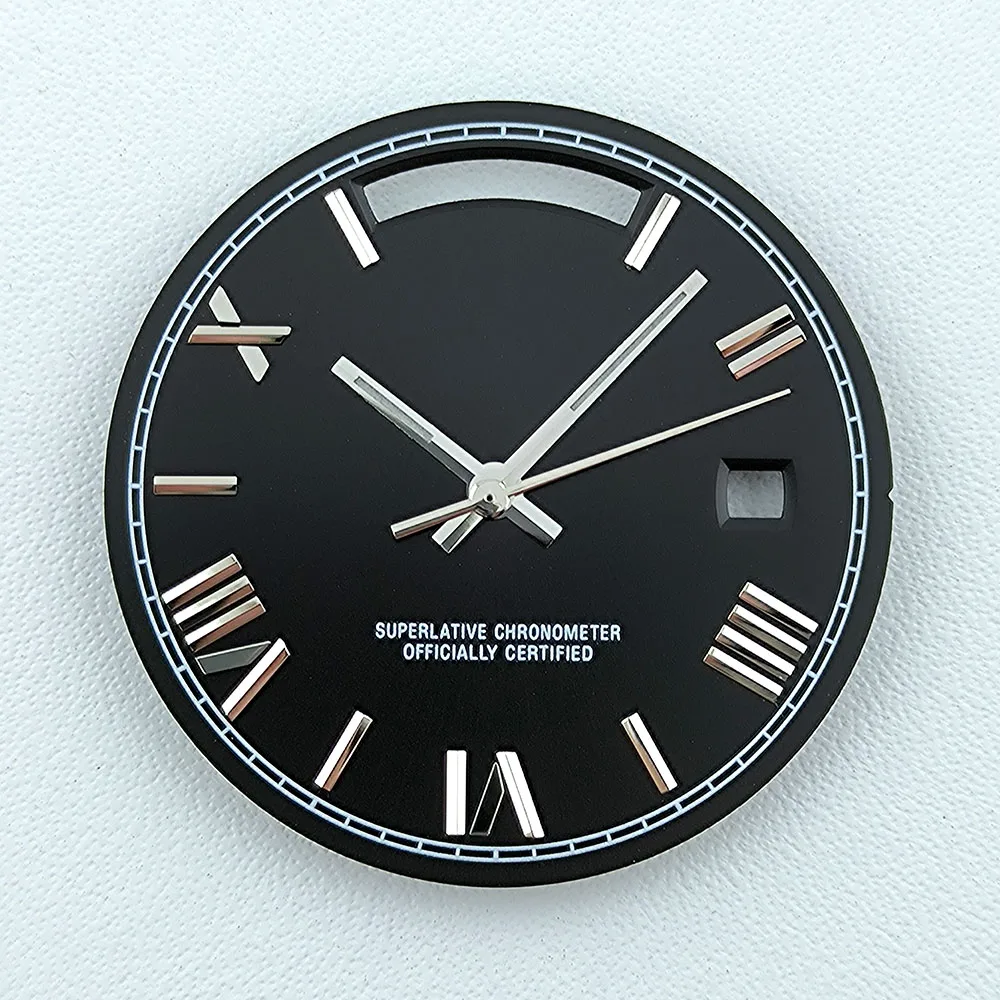 Custom Green Luminous Watch Dial - 31mm Dial for Miyota Movements, Ideal for Watch Repair and Enhancement