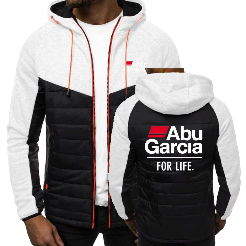 hoodies for sale 2022 Abu Garcia for Life Men Warm Cotton Collar Stitching Casual Sport Harajuku Elegant Classic Winter Jacket Comfrtable Top dark green hoodie