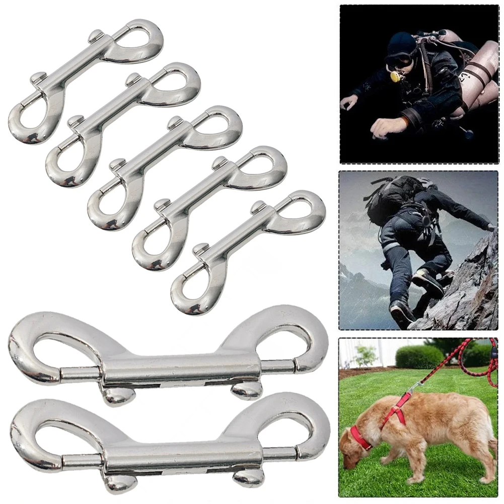 5PCS-Scuba-Diving-Double-End-Bolt-Snap-Hook-Clips-316-Stainless-Steel ...