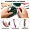 *Rubber Grip Extra Long Crochet Needles 3