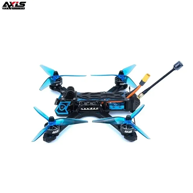 Axisflying Manta 5 SE FPV Drone Kit Squashed-X Frame AE227-1960KV Motor Cinematic Freestyle Drone with GPS -6S 3