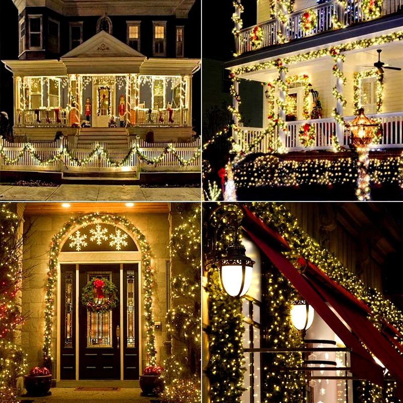 Outdoor LED Solar Fairy String Light Waterproof Garden Decoration Garland 8Modes Copper Wire Light For Street Patio Christmas 5 Outdoor LED Solar Fairy String Light Waterproof Garden Decoration Garland 8Modes Copper Wire Light For Street Patio Christmas 5