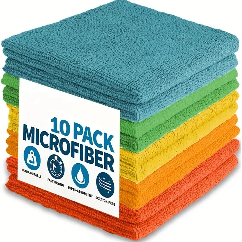 Microfiber Super Absorbent Quick-Drying Reusable Cleaning Towels - Multi-Purpose
