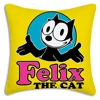 F-Felix The Cat Exquisite Pillow Covers Cartoon Sofa Decorative Home Double-sided Printing Short Plush Cute Cushion Cover 6